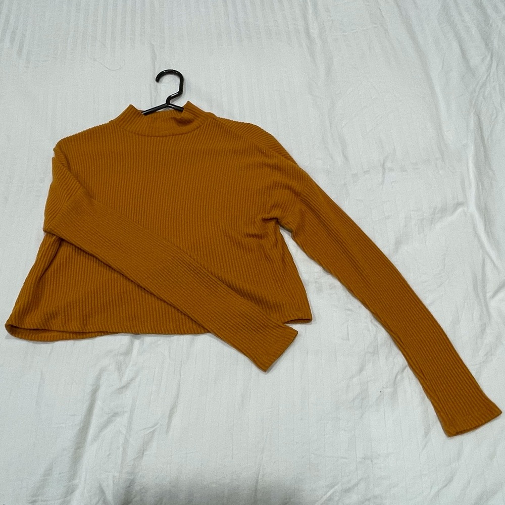 Yellow Mock Neck